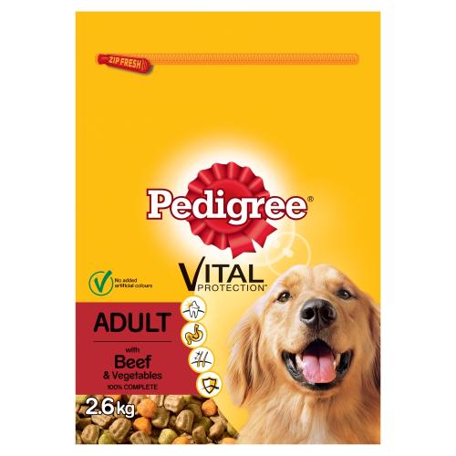 Pedigree Vital Protection Beef Adult Dog Food