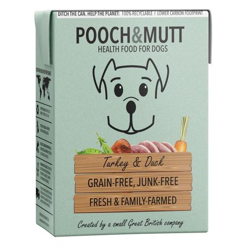Pooch & Mutt Turkey and Duck Adult Wet Dog Food Cartons