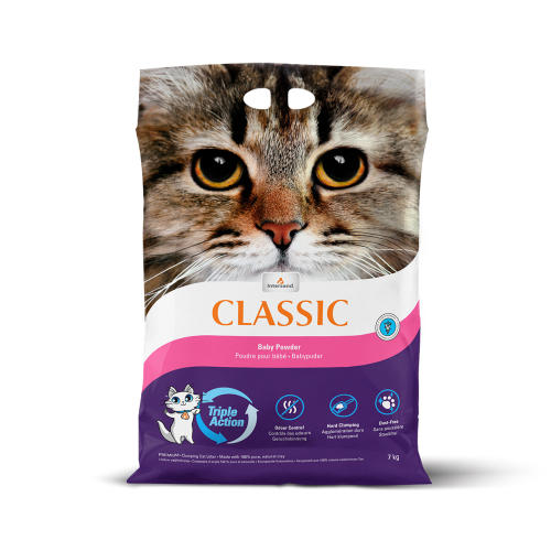 Intersand City Classic Baby Powder Clumping Cat Litter