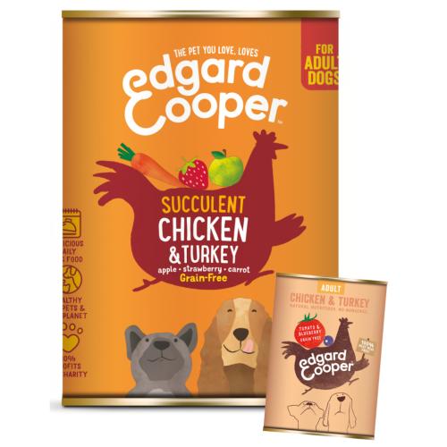 Edgard & Cooper Chicken & Turkey Grain Free Wet Adult Dog Food