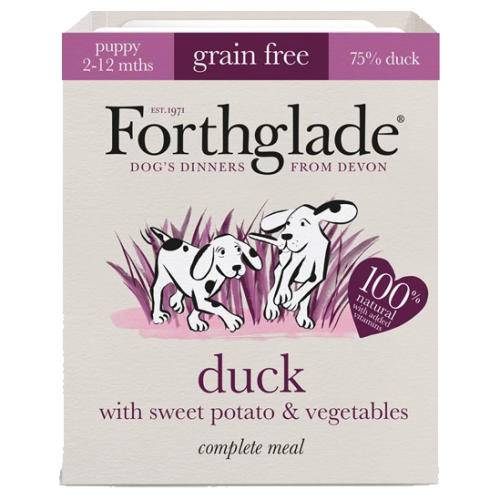 Forthglade Complete Grain Free Duck Sweet Potato & Veg Puppy Food