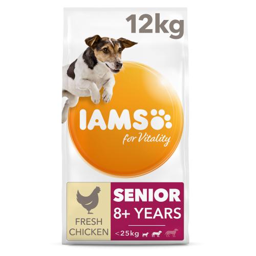 IAMS for Vitality Chicken Senior Small & Medium Breed Dry Dog Food