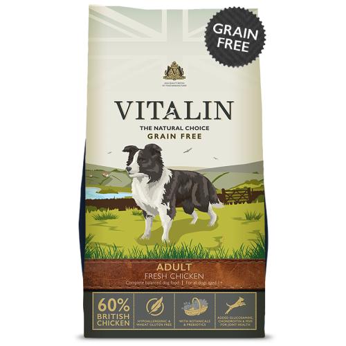 Vitalin Natural Grain Free Chicken Adult Dog Food