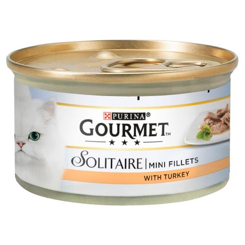Gourmet Solitaire Turkey Fillets Cat Food