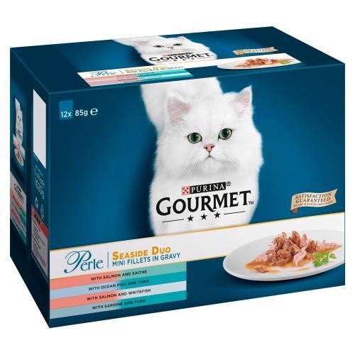 Gourmet Perle Pouch Seaside Duo in Gravy Cat Food