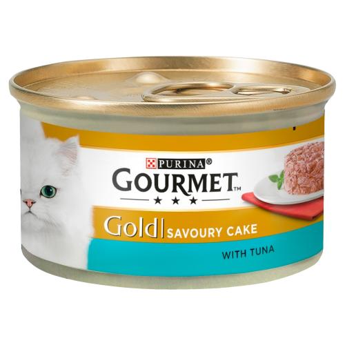 Gourmet Gold Savoury Cake Tuna In Gravy Adult Cat Food