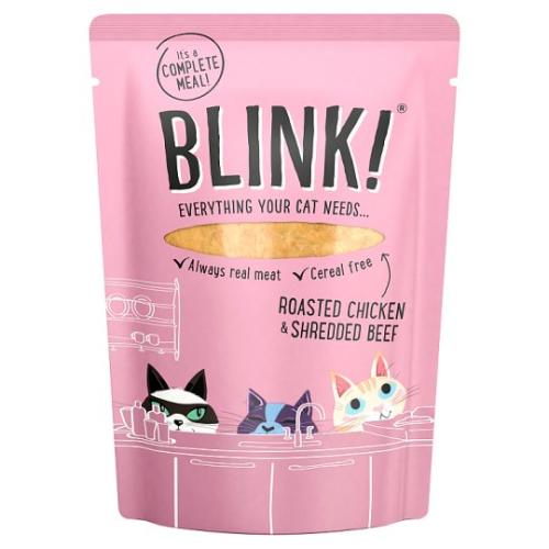 Blink Roasted Chicken & Shredded Beef Wet Cat Food