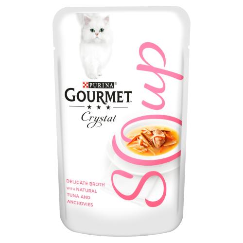 Gourmet Classic Soup Tuna & Anchovy Adult Cat Food