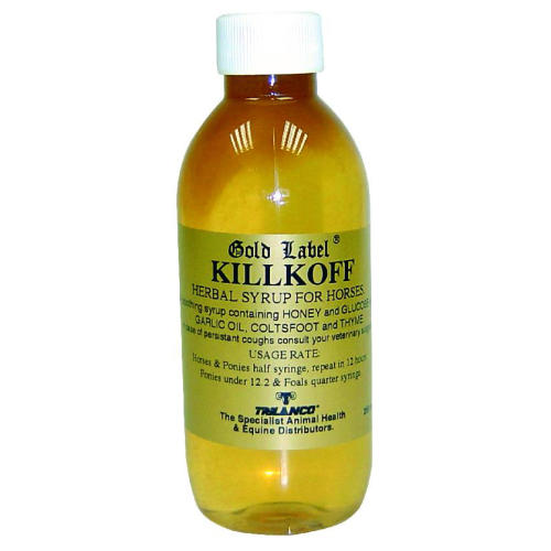 Gold Label KillKoff Herbal Syrup for Horses