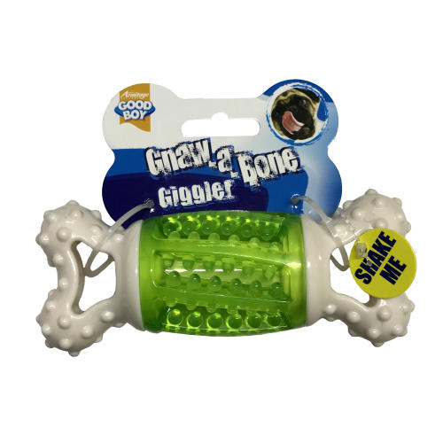 Good Boy Gnaw-a- Bone Giggler Dog Toy