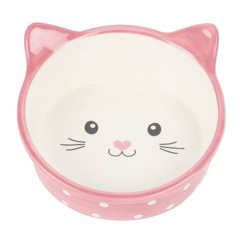 Happy Pet Polka Dot Cat Bowl
