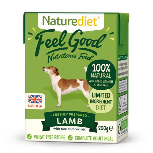 Naturediet Feel Good Lamb Wet Adult Dog Food