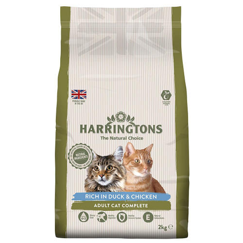 Harringtons Complete Duck & Chicken Dry Adult Cat Food