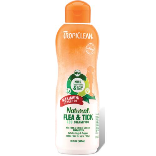 Tropiclean Natural Flea and Tick Shampoo for Dogs