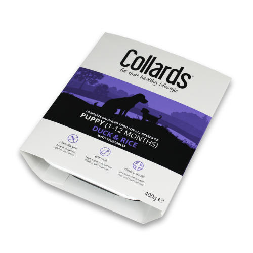 Collards Duck & Rice Adult Wet Dog Food Trays