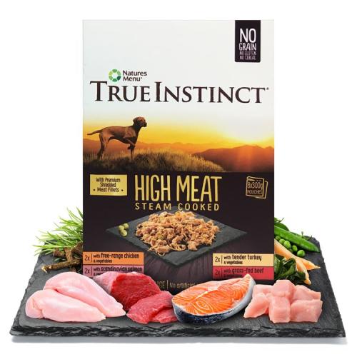 True Instinct High Meat Fillets Multipack Adult Wet Dog Food Pouches