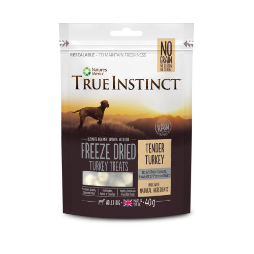 True Instinct Turkey Freeze Dried Dog Treats
