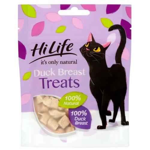 HiLife Its Only Natural Adult Duck Cat Treats