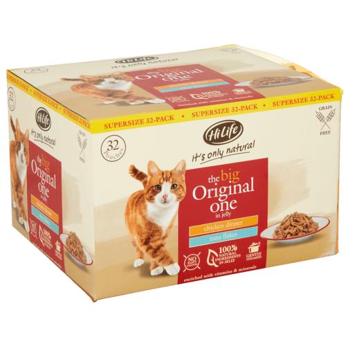 HiLife Its Only Natural Original Selection in Jelly Adult Cat Food