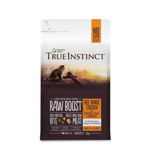 True Instinct Raw Boost Free Range Chicken Dry Adult Cat Food