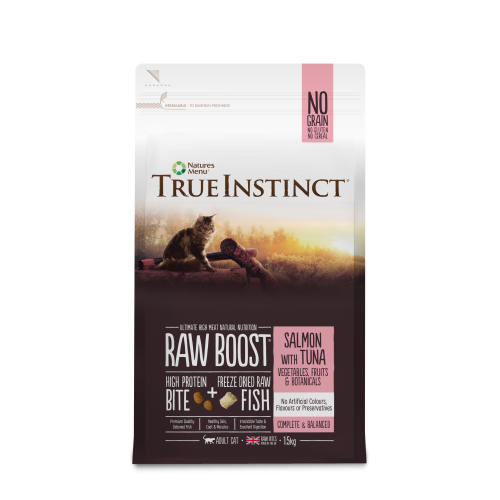 True Instinct Raw Boost Salmon & Tuna Dry Adult Cat Food