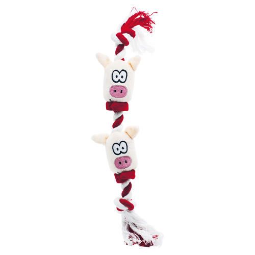 Happy Pet String of Piglets Christmas Dog Toy