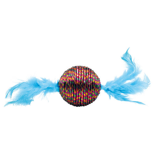 Happy Pet Festive Feather Rattler Cat Toy