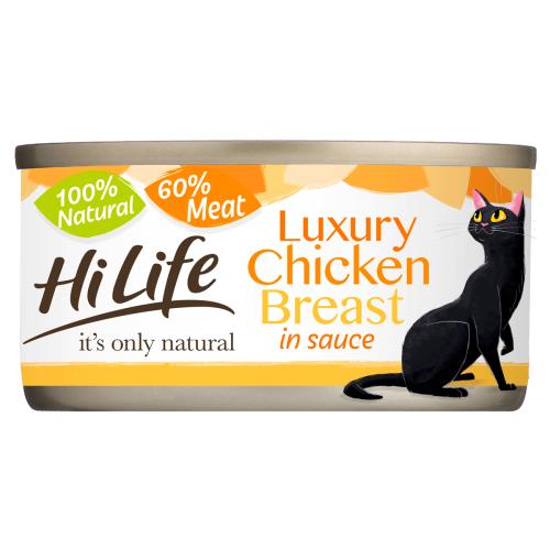 HiLife Its Only Natural Luxury Chicken Breast in Sauce Wet Cat Food