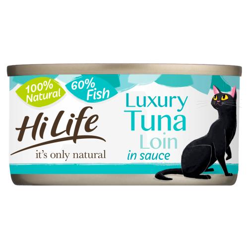 HiLife Its Only Natural Luxury Tuna Loin in Sauce Wet Cat Food