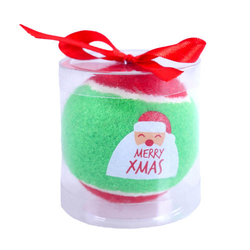 Rosewood Merry Christmas Tennis Ball Decoration Dog Toy