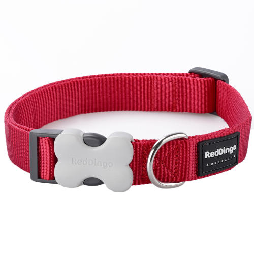 Red Dingo Dog Collar Classic Red