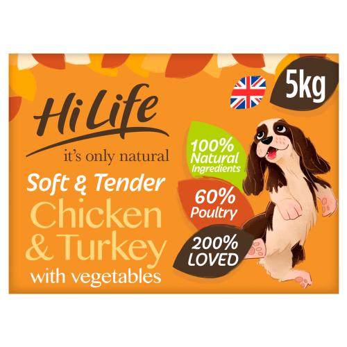 HiLife Its Only Natural Soft & Tender Chicken & Turkey Dry Adult Dog Food