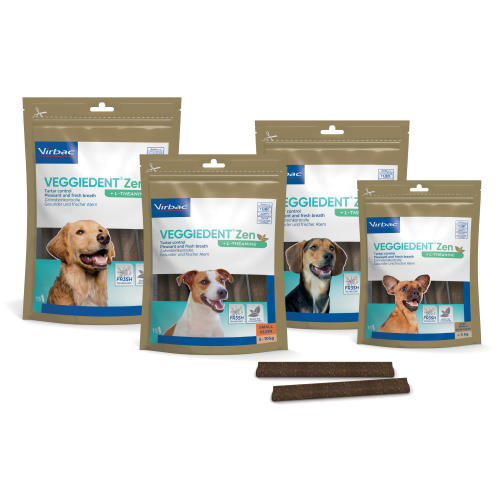 Virbac VeggieDent Zen Dental & Calming Dog Chews