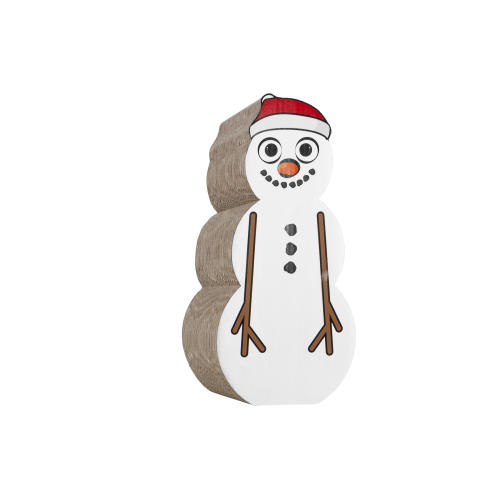 Christmas Snowman Cat Scratcher Toy