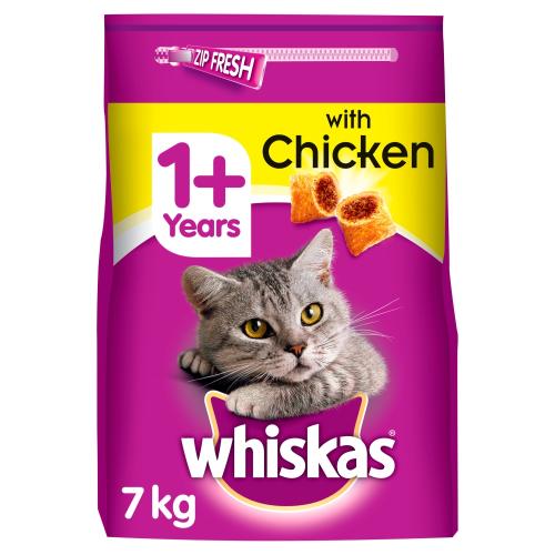 Whiskas Dry 1+ Chicken Adult Cat Food