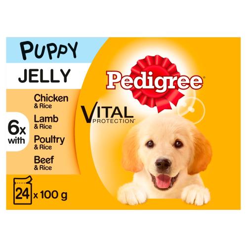 Pedigree Mixed Selection in Jelly Wet Puppy Dog Food
