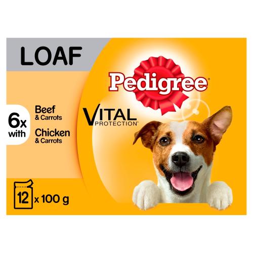 Pedigree Vital Mixed Selection in Loaf Wet Adult Dog Food