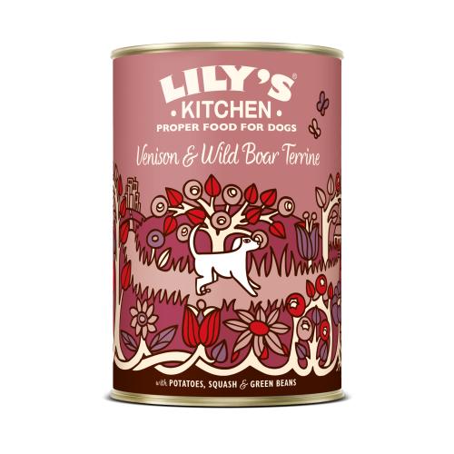 Lilys Kitchen Venison & Wild Boar Terrine Dog Food