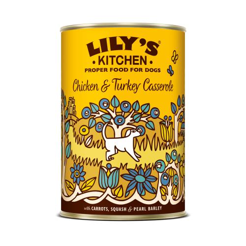 Lilys Kitchen Homestyle Chicken & Turkey Casserole Dog Food
