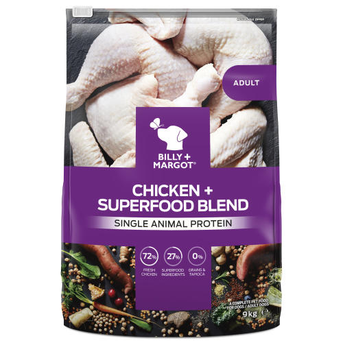 Billy & Margot Chicken & Superfood Blend Dry Adult Dog Food