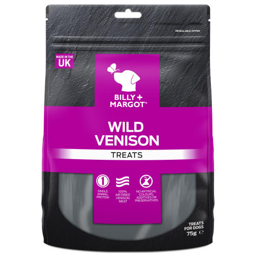 Billy & Margot Wild Venison Dog Treats