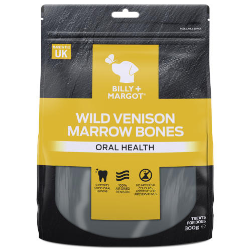 Billy & Margot Wild Venison Marrow Bones Dog Treats