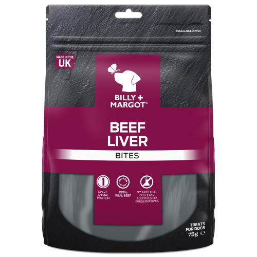 Billy & Margot Beef Liver Bites Dog Treats