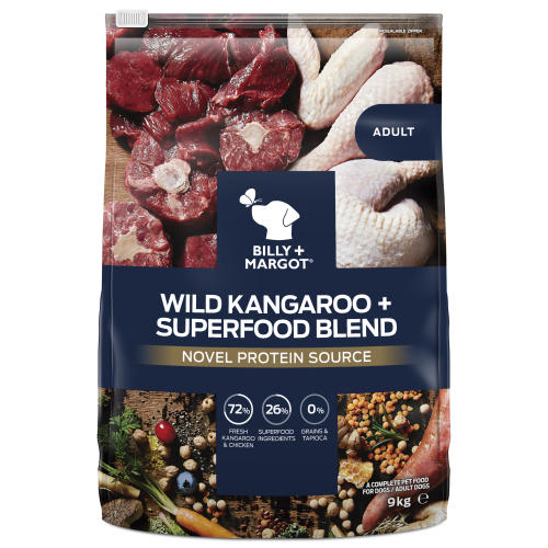 Billy & Margot Wild Kangaroo and Superfood Blend Dry Adult Dog Food