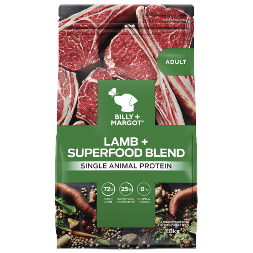 Billy & Margot Lamb & Superfood Dry Adult Dog Food