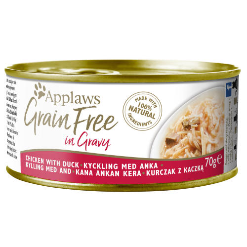 Applaws Chicken with Duck in Gravy Grain Free Wet Adult Cat Food