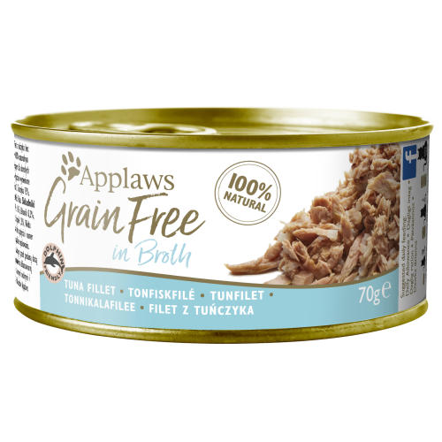 Applaws Tuna Fillet in Broth Grain Free Wet Adult Cat Food