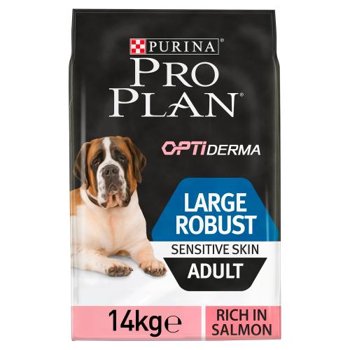 PRO PLAN OPTIDERMA Salmon Sensitive Skin Large Breed Robust Adult Dog Food