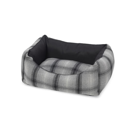 House of Paws Grey Tweed Water Resistant Dog Bed