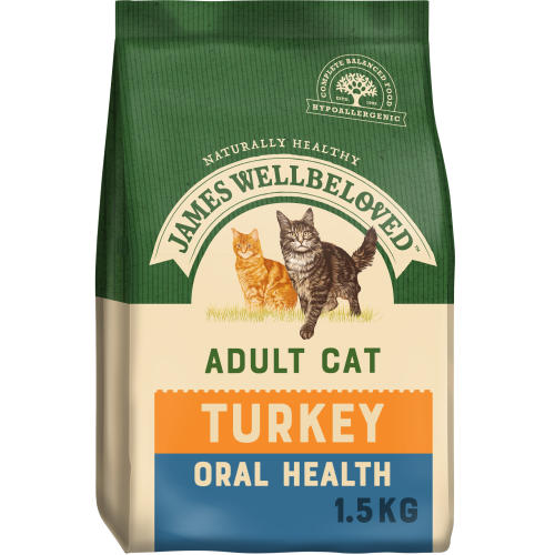 James Wellbeloved Oral Health Turkey Adult Cat Food